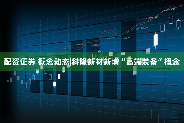 配资证券 概念动态|科隆新材新增“高端装备”概念